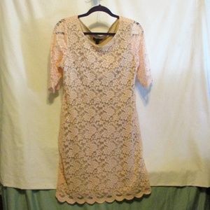 Pink Lace Dress